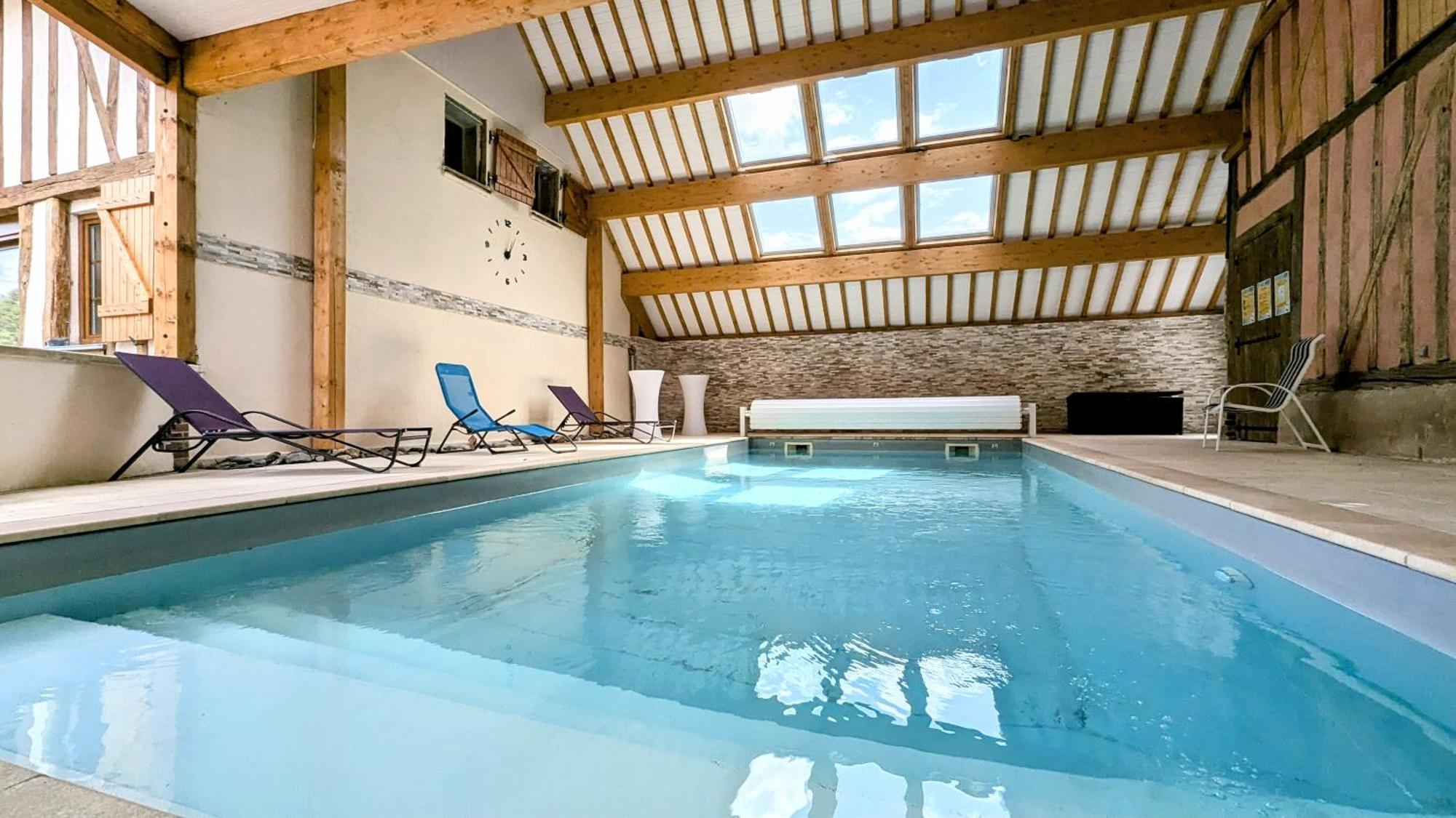Maison Calme 14 Personnes, Piscine, Jardin Et Parking Buchères Extérieur photo